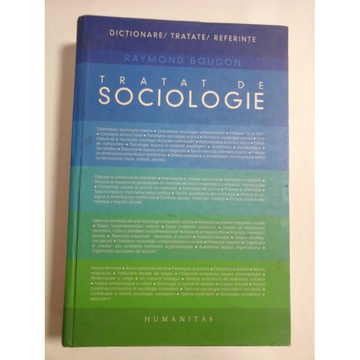 TRATAT DE SOCIOLOGIE -RAYMOND BOUDON TRATAT DE SOCIOLOGIE -RAYMOND BOUDON